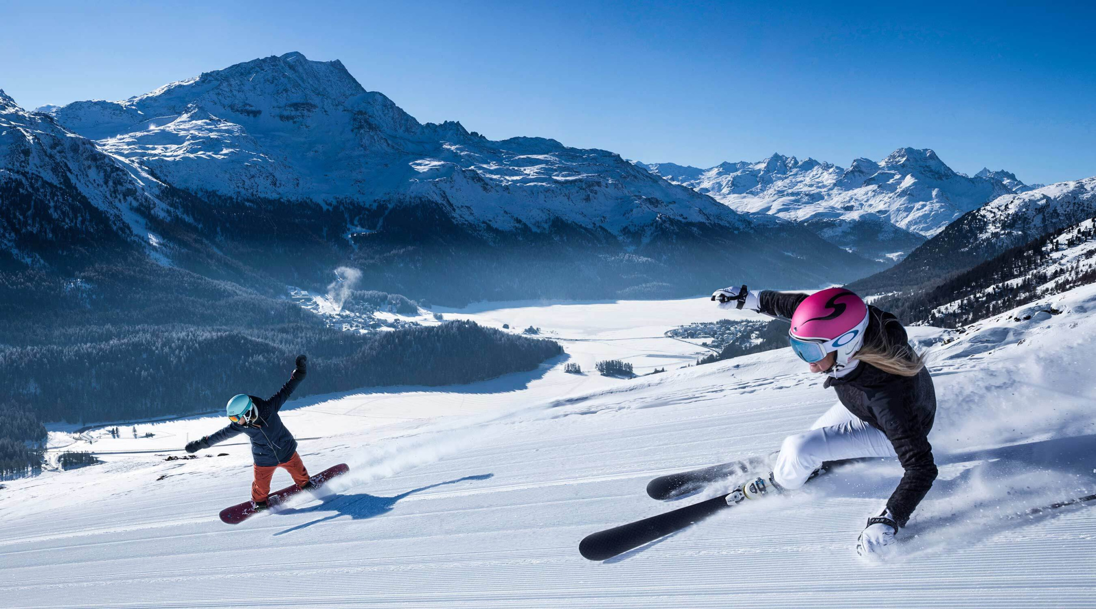 Winter skiing parkhotel margna sils 02